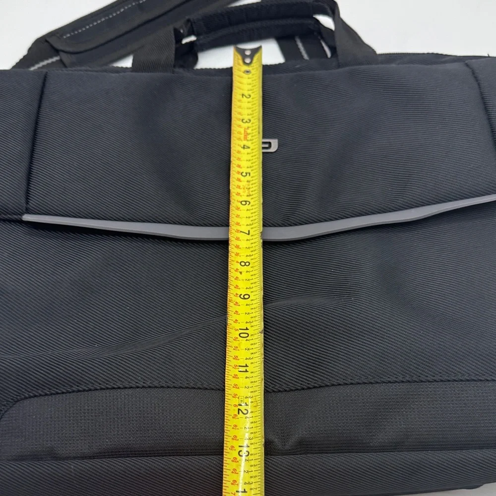 Solo New York Black Nylon Laptop Travel Bag TOT8392B
